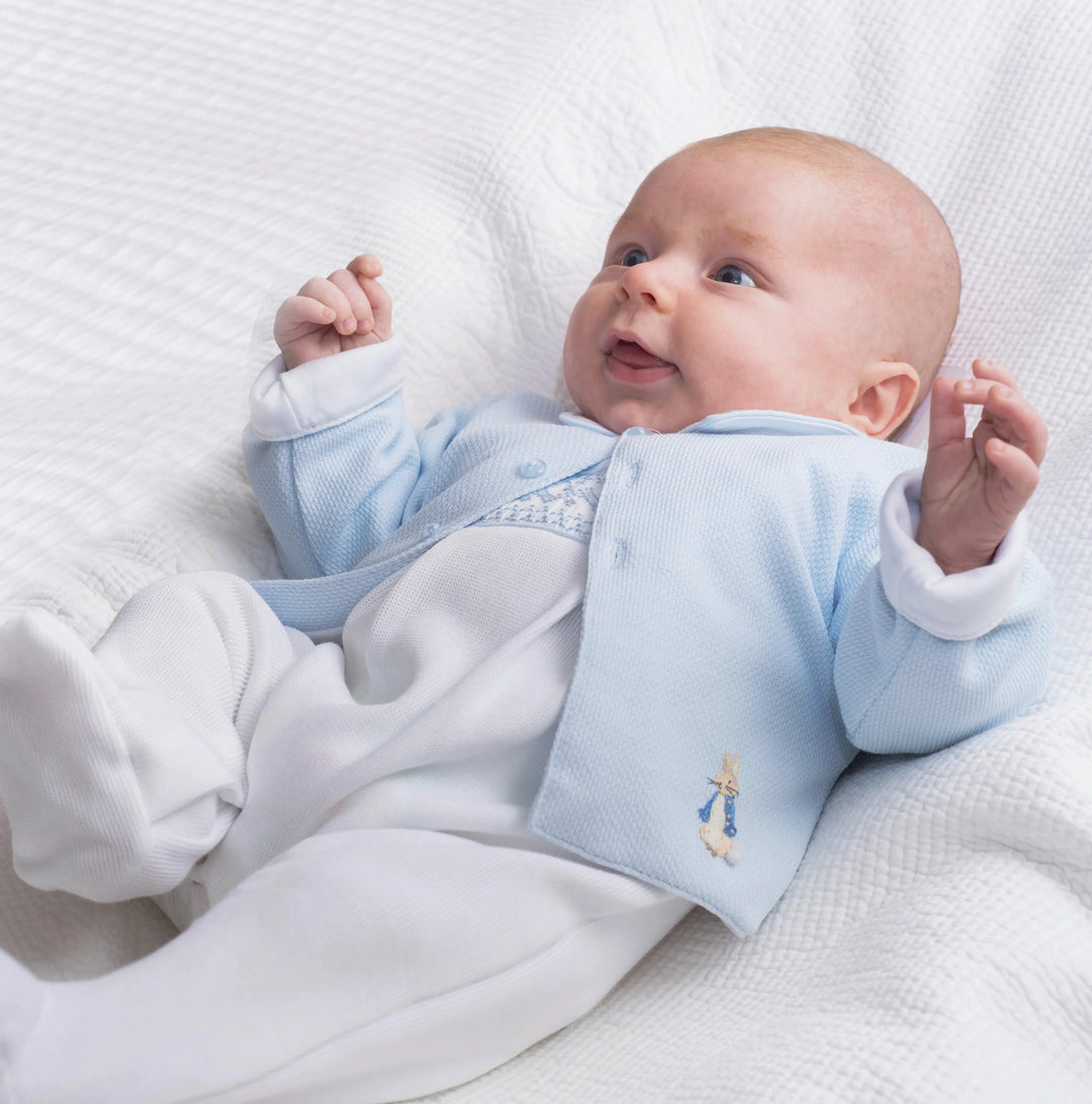 Blue Almonds Ltd Peter Rabbit - Knitted Cardigan Mini La Mode