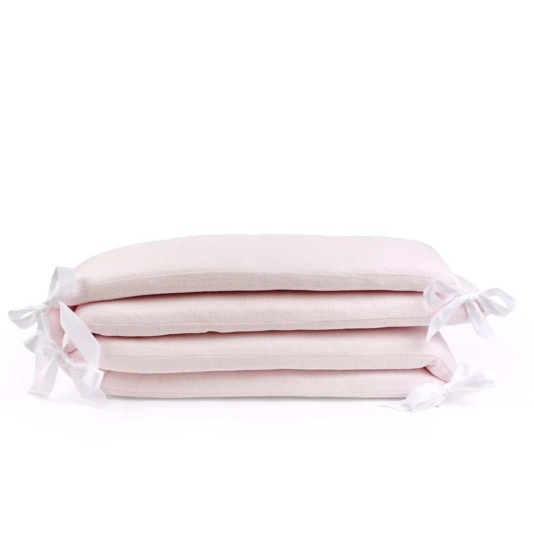 Blue Almonds Ltd Playpen Bumper - Padded - Cotton Pink Theophile & Patachou