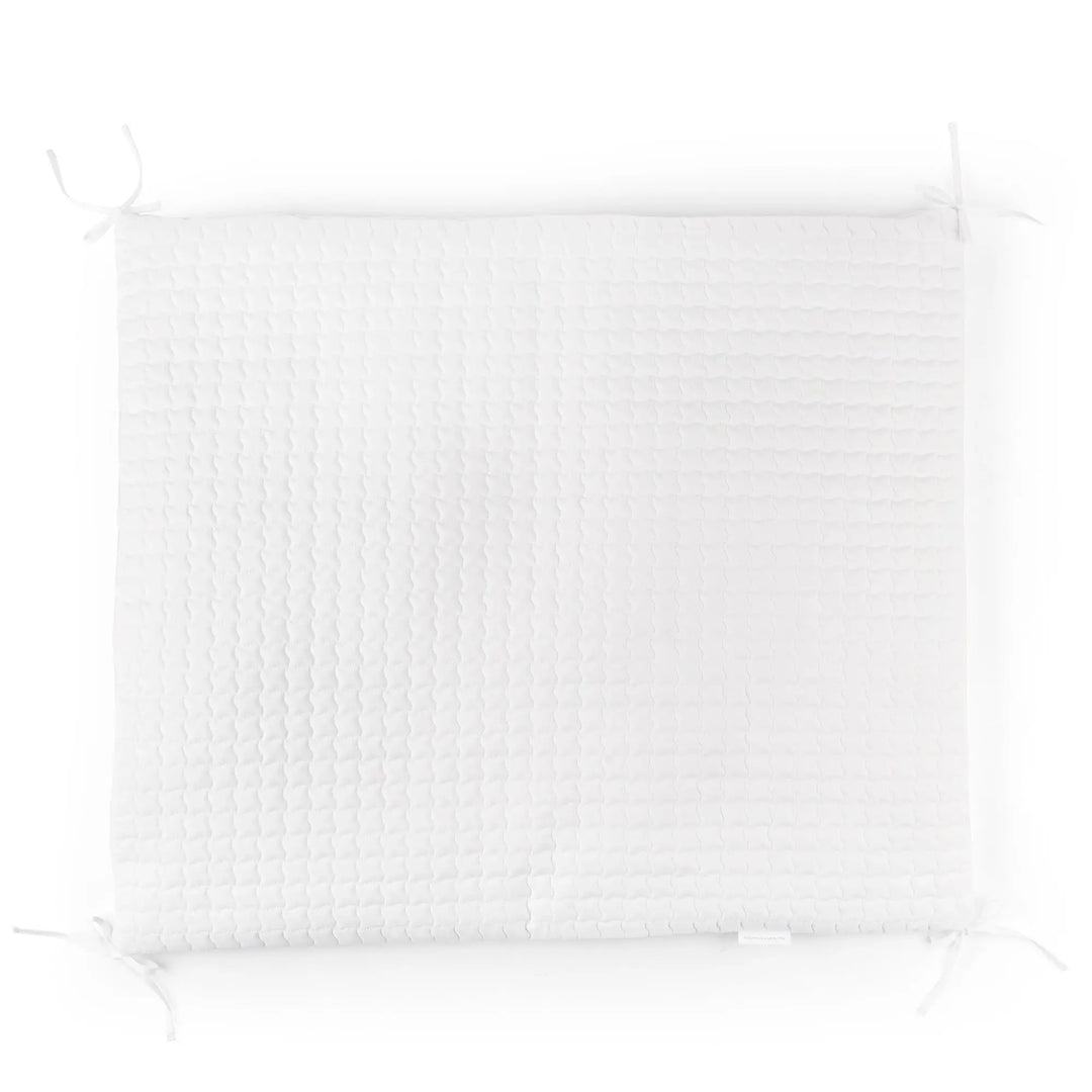Blue Almonds Ltd Playpen Mat - Quilted - Cotton White Theophile & Patachou