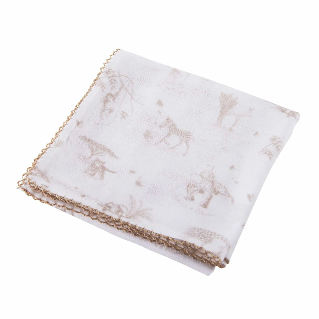 Blue Almonds Ltd Printed muslin Sheep - Safari Theophile & Patachou