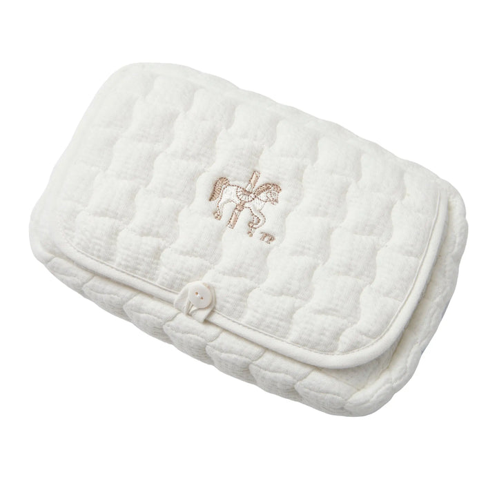 Blue Almonds Ltd Quilted Baby Wipes Cover - Carrousel Theophile & Patachou