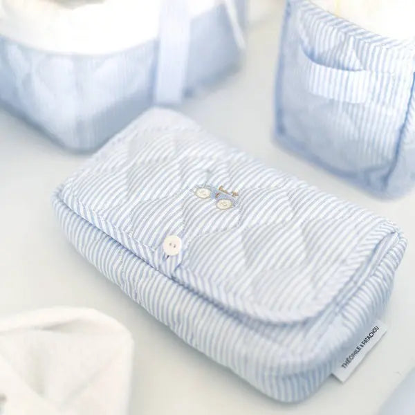 Blue Almonds Ltd Quilted Baby Wipes Cover - Classic Car Theophile Patachou