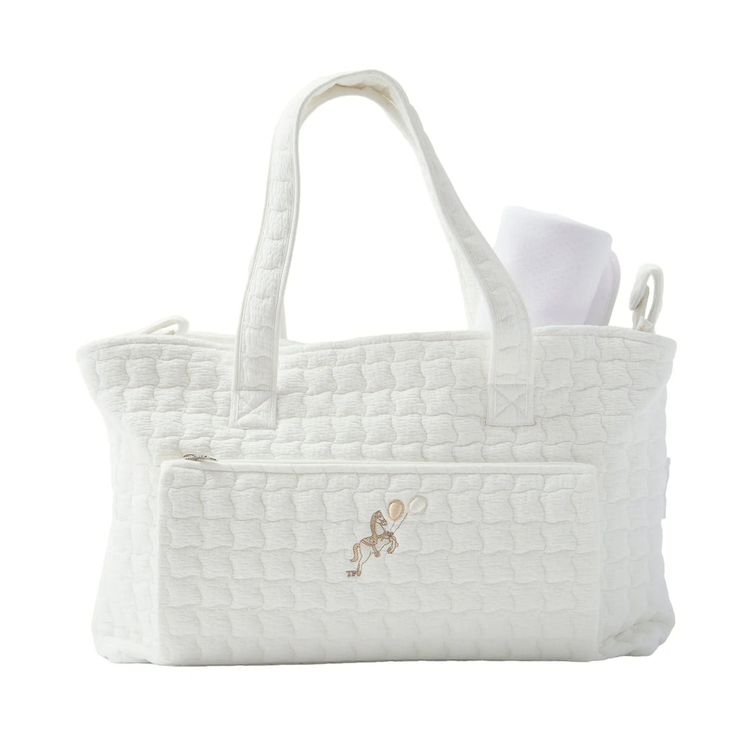 Blue Almonds Ltd Quilted Changing Bag & Mat - Carrousel Theophile & Patachou