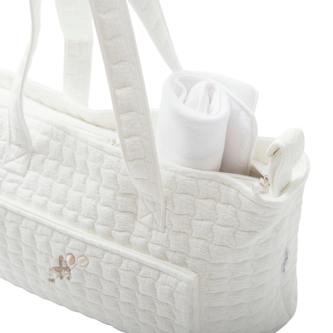 Blue Almonds Ltd Quilted Changing Bag & Mat - Carrousel Theophile & Patachou