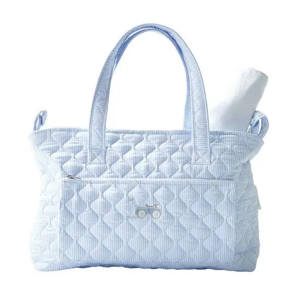 Blue Almonds Ltd Quilted Changing Bag & Mat - Classic Car Theophile Patachou