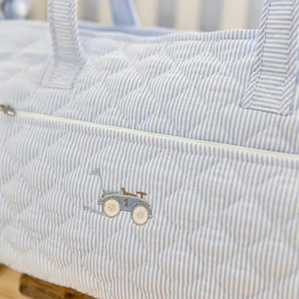 Blue Almonds Ltd Quilted Changing Bag & Mat - Classic Car Theophile Patachou