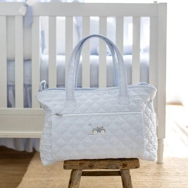 Blue Almonds Ltd Quilted Changing Bag & Mat - Classic Car Theophile Patachou