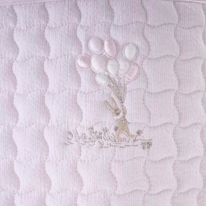 Blue Almonds Ltd Quilted Changing Bag & Mat - Pink Garden Party Theophile & Patachou