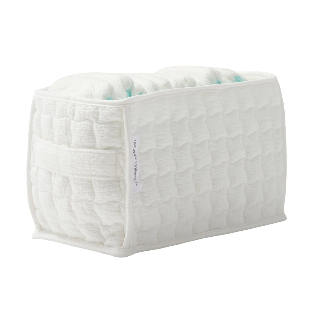 Blue Almonds Ltd Quilted Nappy Basket - Carrousel Theophile & Patachou
