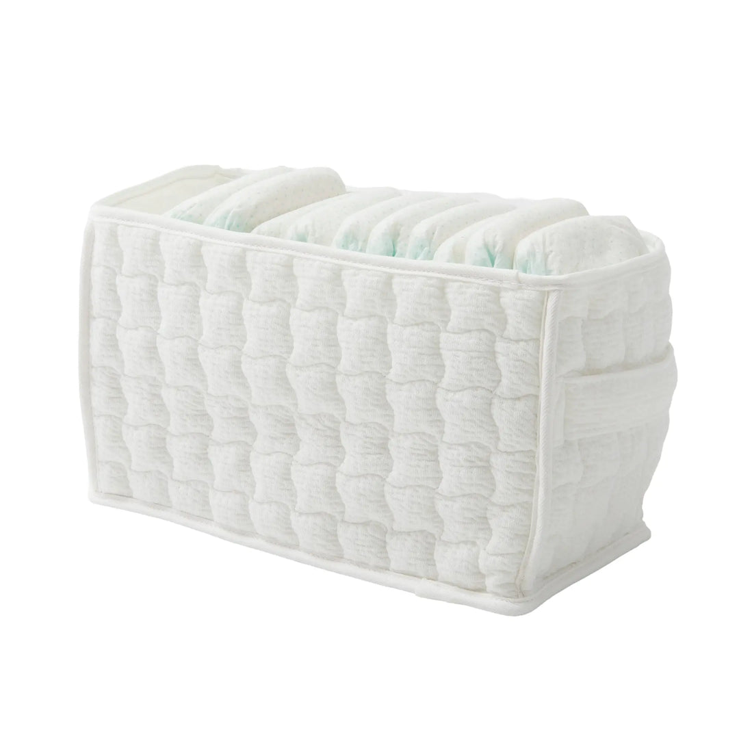 Blue Almonds Ltd Quilted Nappy Basket - Carrousel Theophile & Patachou