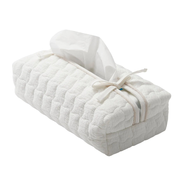 Blue Almonds Ltd Quilted Tissue Box Cover - Carrousel Theophile & Patachou