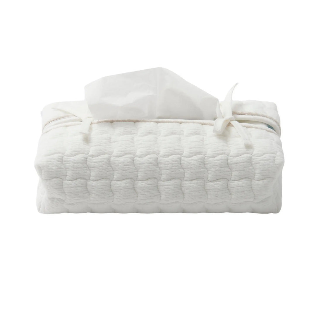 Blue Almonds Ltd Quilted Tissue Box Cover - Carrousel Theophile & Patachou
