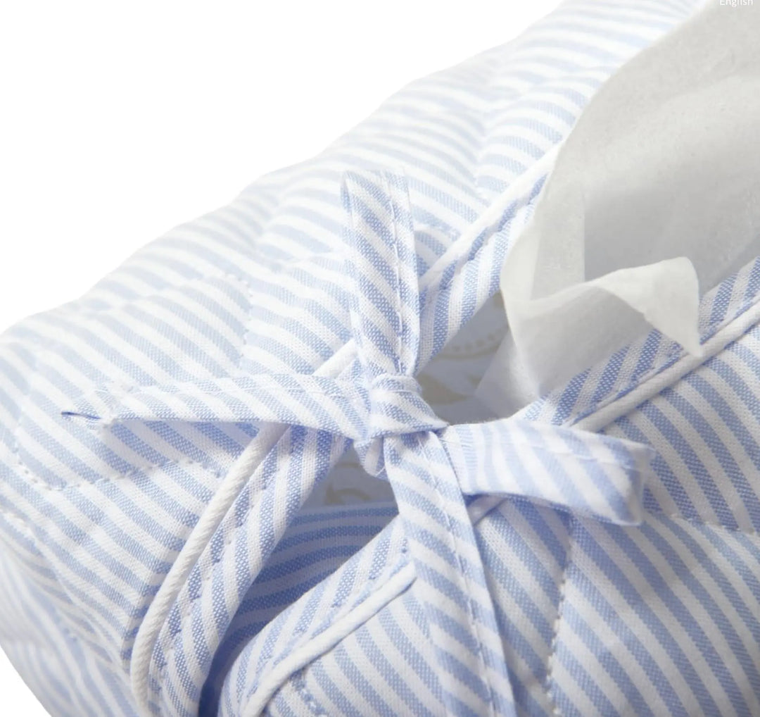 Blue Almonds Ltd Quilted Tissue Box Cover - Classic Car Theophile & Patachou