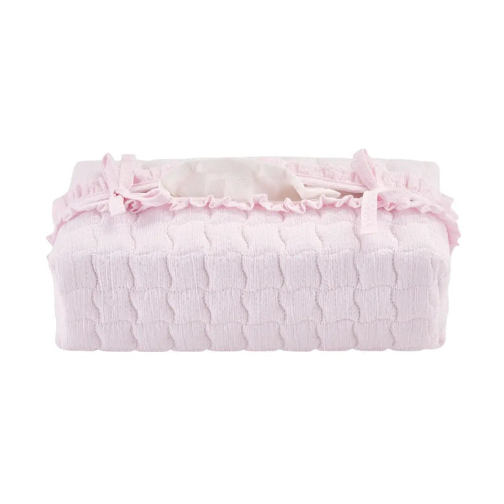 Blue Almonds Ltd Quilted Tissue Box Cover - Pink Garden Party Theophile & Patachou