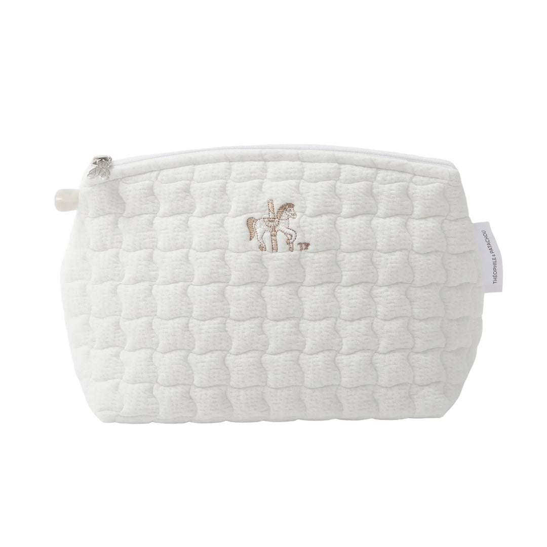 Blue Almonds Ltd Quilted Toiletry Bag - Carrousel Theophile & Patachou