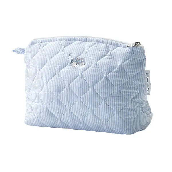 Blue Almonds Ltd Quilted Toiletry Bag - Classic Car Theophile Patachou