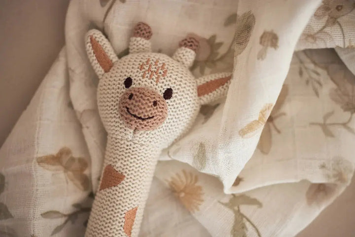 Blue Almonds Ltd Rattle Giraffe Jollein