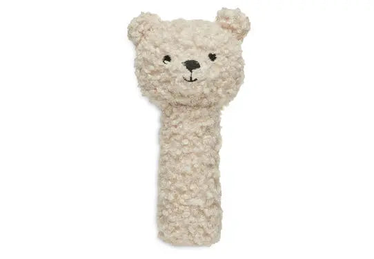 Blue Almonds Ltd Rattle Teddy Bear Natural Jollein