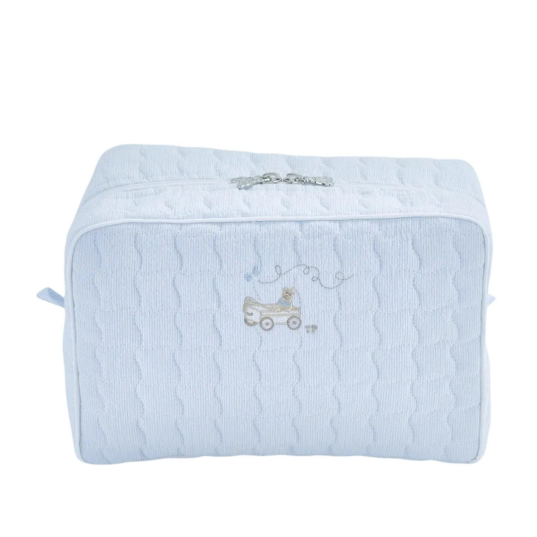 Blue Almonds Ltd Rectangular toilet bag - Blue Garden Party Theophile & Patachou