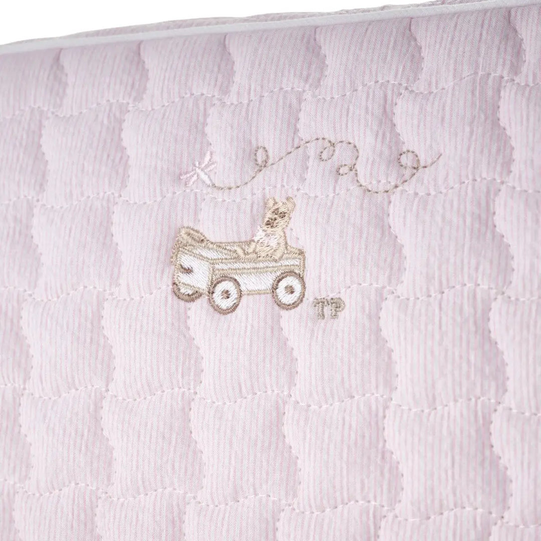 Blue Almonds Ltd Rectangular toilet bag - Pink Garden Party Theophile & Patachou