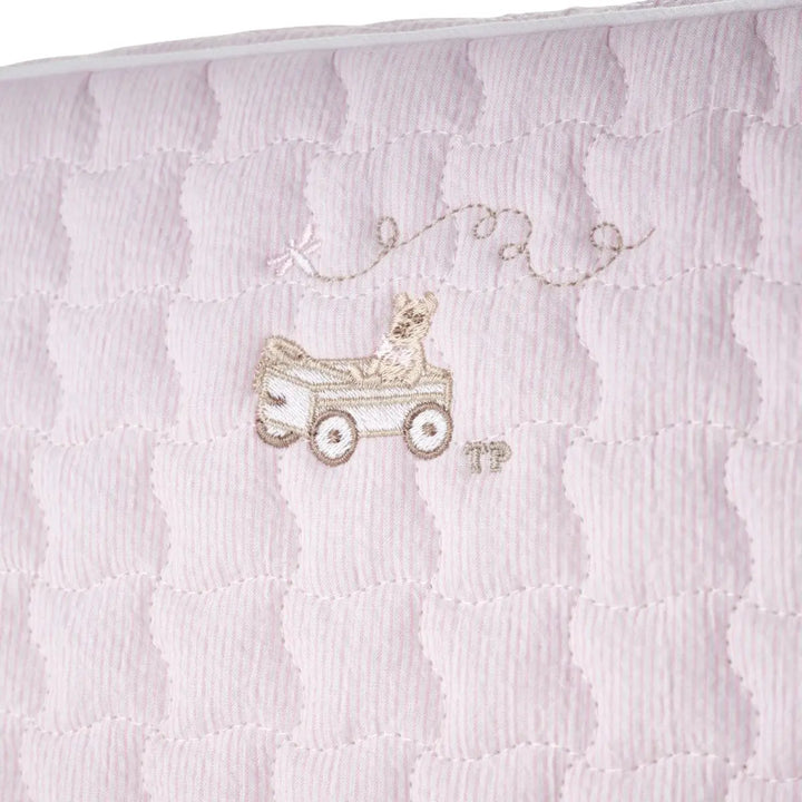 Blue Almonds Ltd Rectangular toilet bag - Pink Garden Party Theophile & Patachou