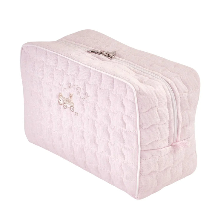 Blue Almonds Ltd Rectangular toilet bag - Pink Garden Party Theophile & Patachou