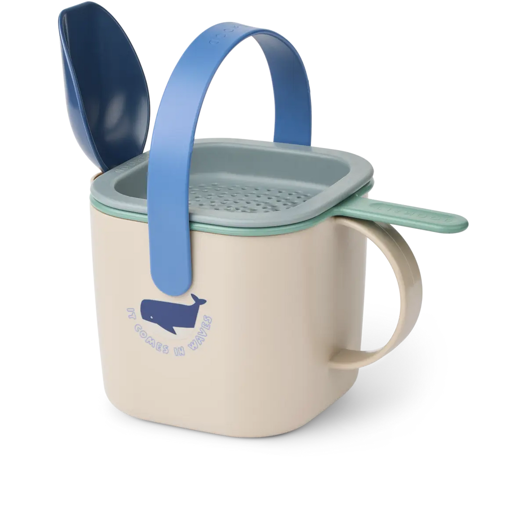 Blue Almonds Ltd Roald Sand Set - Shark / Dove blue - UNISEX LIEWOOD