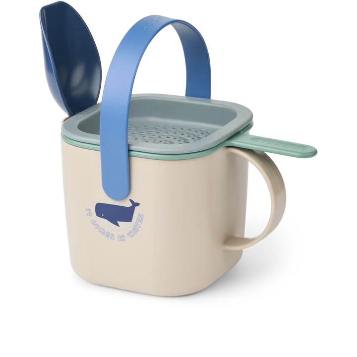 Blue Almonds Ltd Roald Sand Set - Shark / Dove blue - UNISEX LIEWOOD