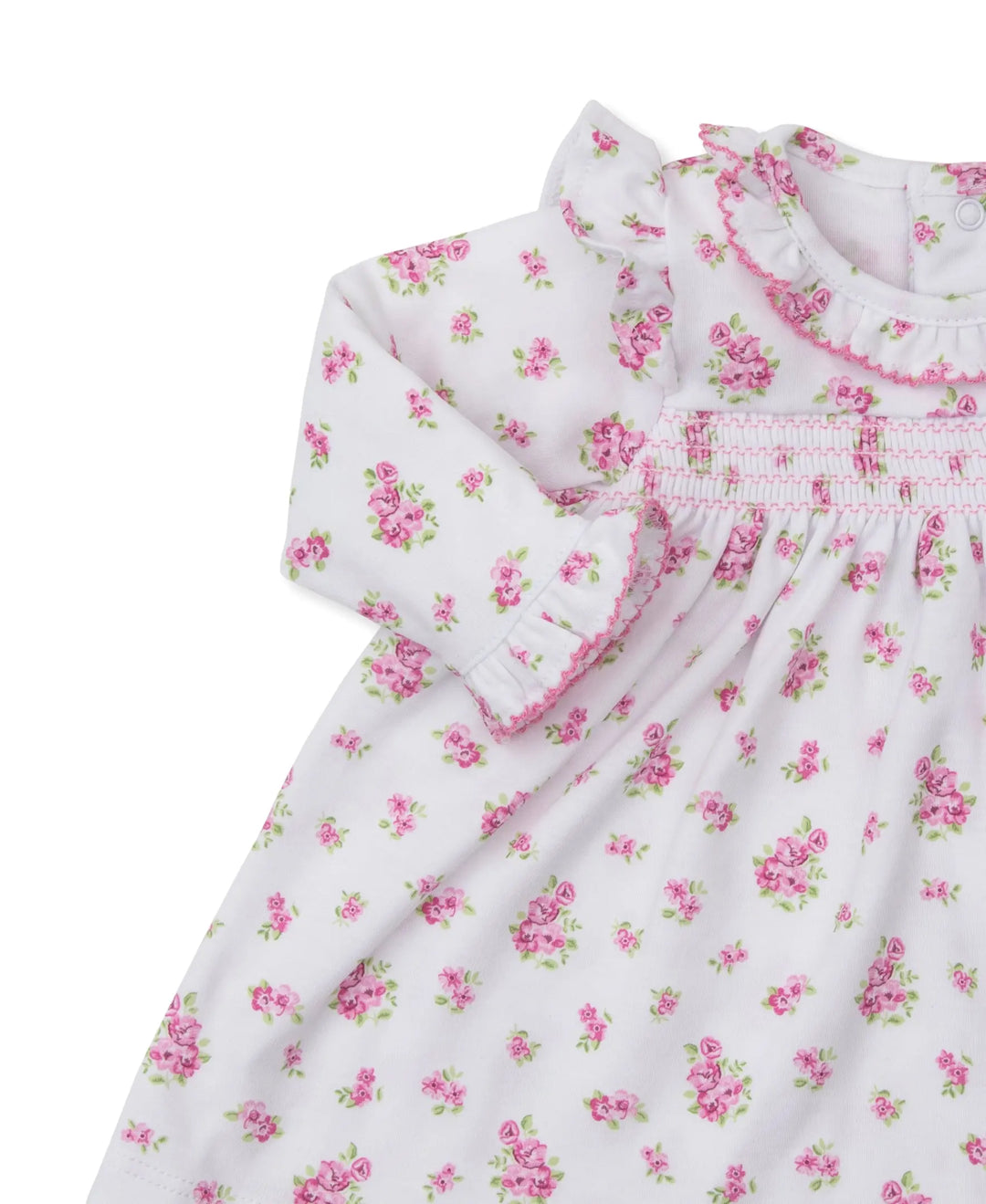 Blue Almonds Ltd Roses and Blooms - Dress Set PRT Smk - Pink - GIRLS Kissy Kissy