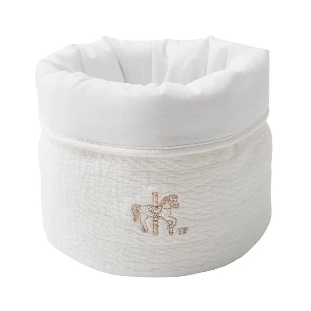 Blue Almonds Ltd Round Care Basket- Carrousel Theophile & Patachou