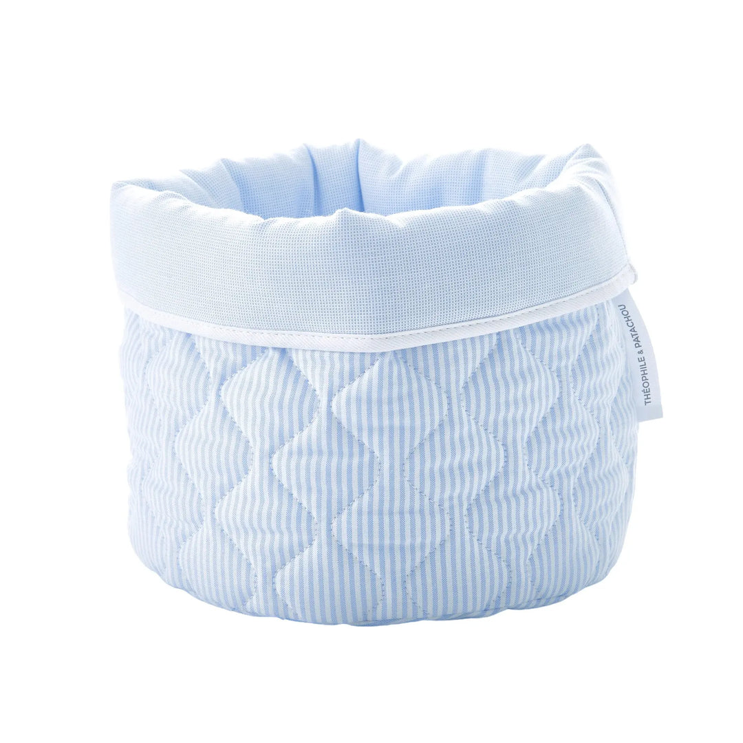 Blue Almonds Ltd Round Care Basket - Pink Garden Party Theophile & Patachou