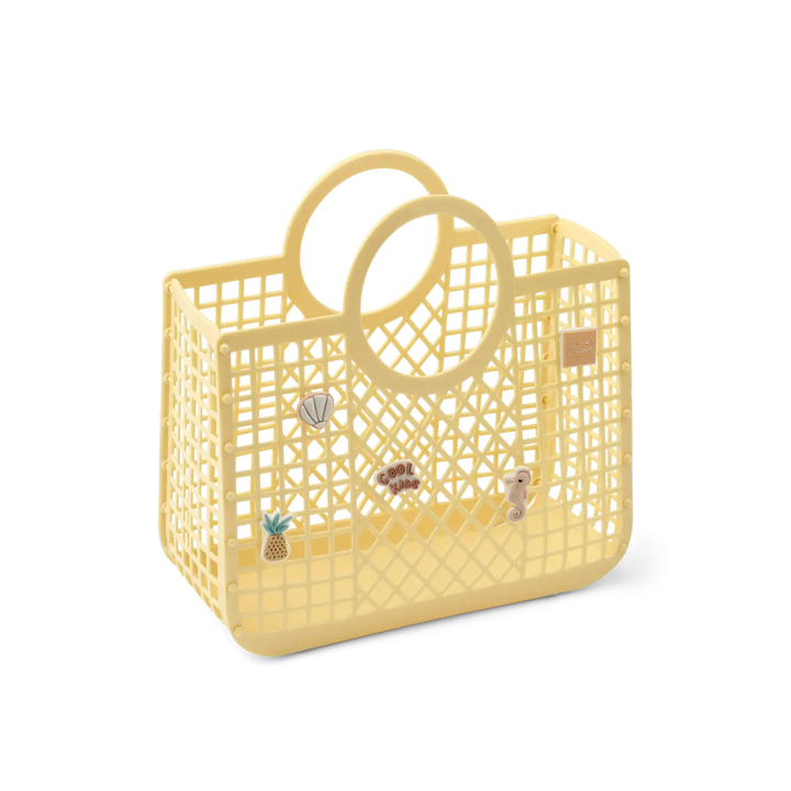 Blue Almonds Ltd Samantha Basket With Charms - Lemonade - GIRL LIEWOOD