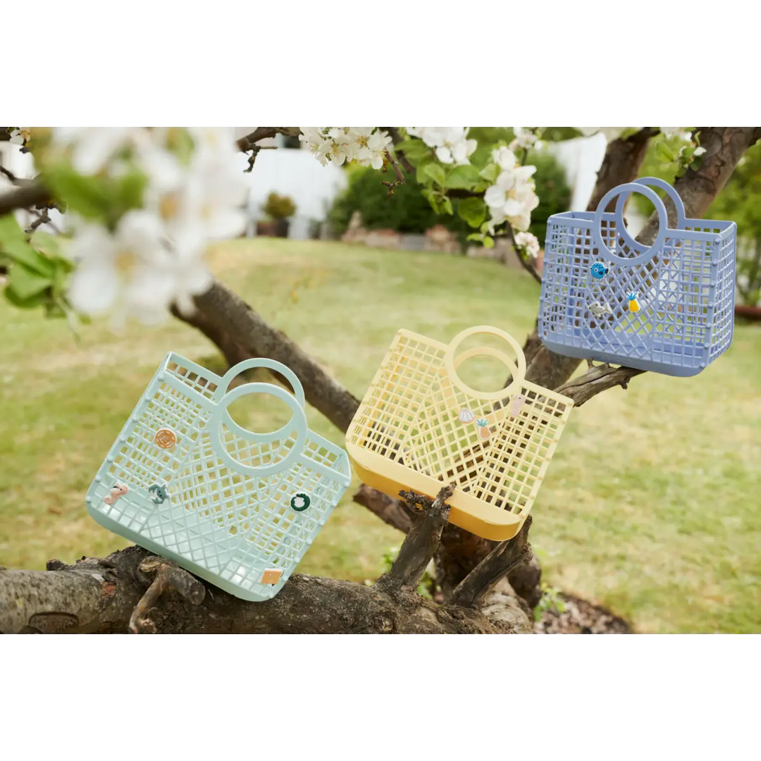 Blue Almonds Ltd Samantha Basket With Charms - Lemonade - GIRL LIEWOOD