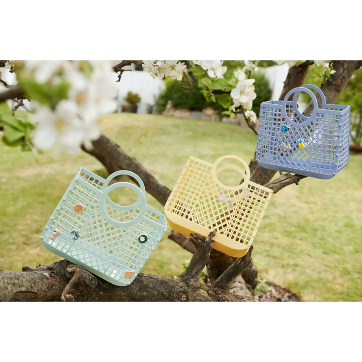 Blue Almonds Ltd Samantha Basket With Charms - Lemonade - GIRL LIEWOOD