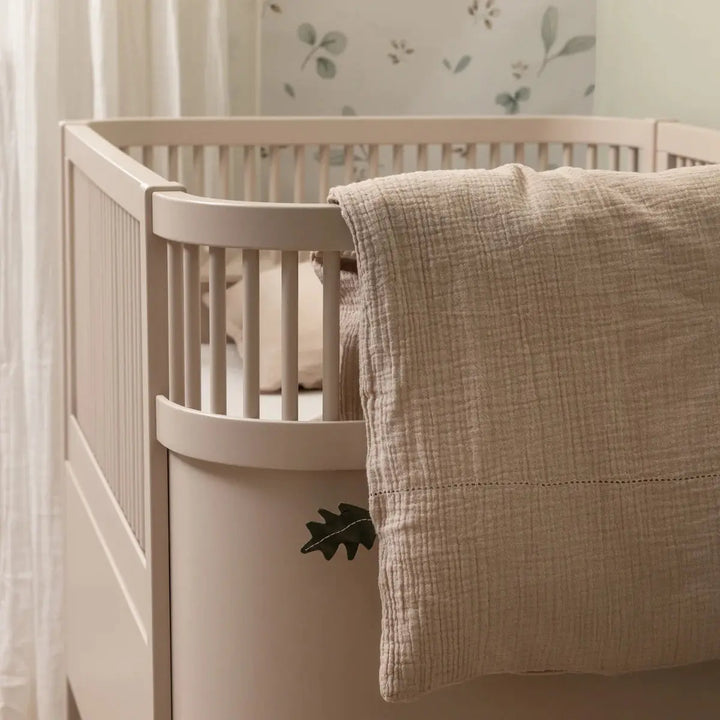 Blue Almonds Ltd Sebra Baby & Junior Cotbed - Birchbark rose Sebra