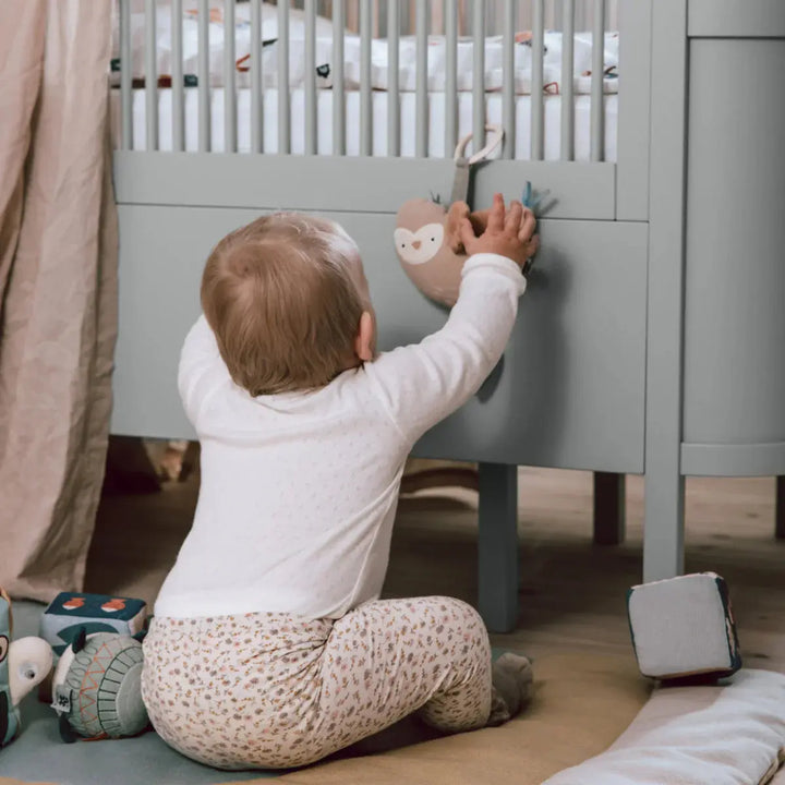 Blue Almonds Ltd Sebra Baby & Junior Cotbed - Mist green Sebra