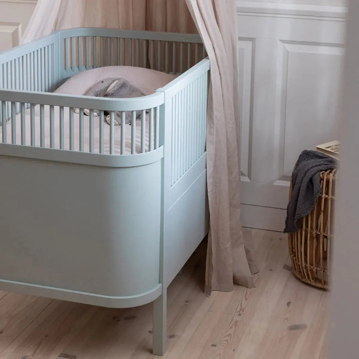 Blue Almonds Ltd Sebra Baby & Junior Cotbed - Mist green Sebra