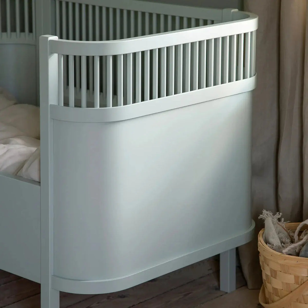 Blue Almonds Ltd Sebra Baby & Junior Cotbed - Mist green Sebra