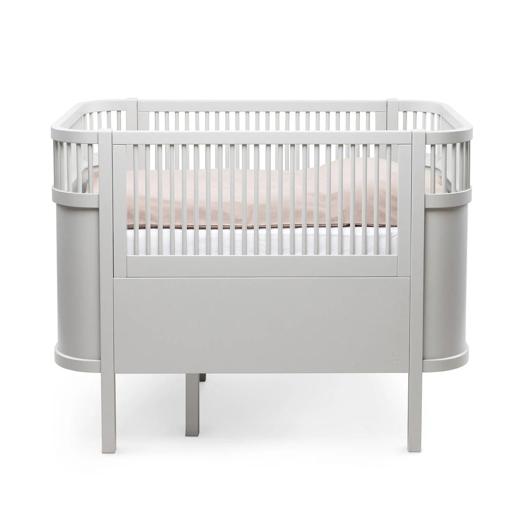 Blue Almonds Ltd Sebra Baby & Junior Cotbed - Stone Grey Sebra