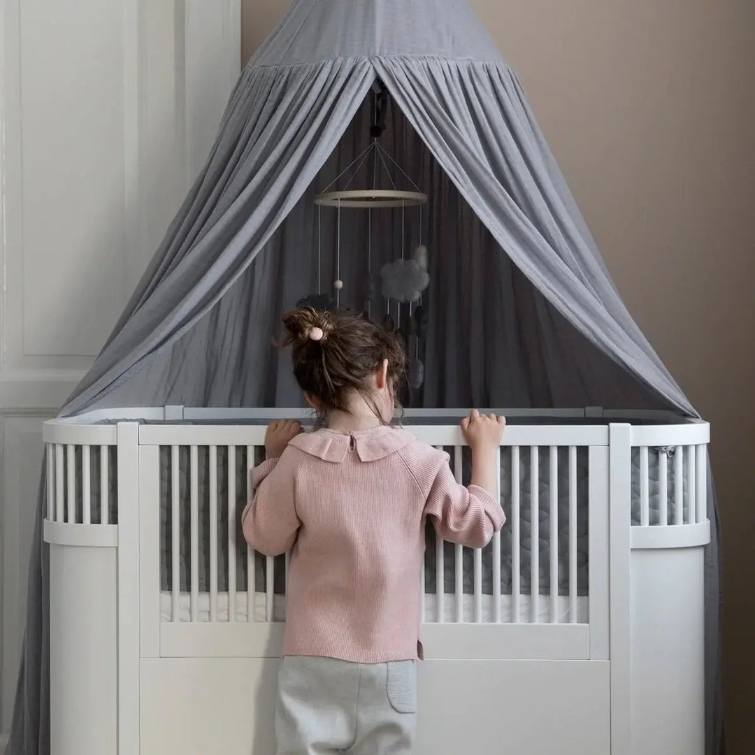 Blue Almonds Ltd Sebra Bed, Baby & Junior - Classic White Sebra