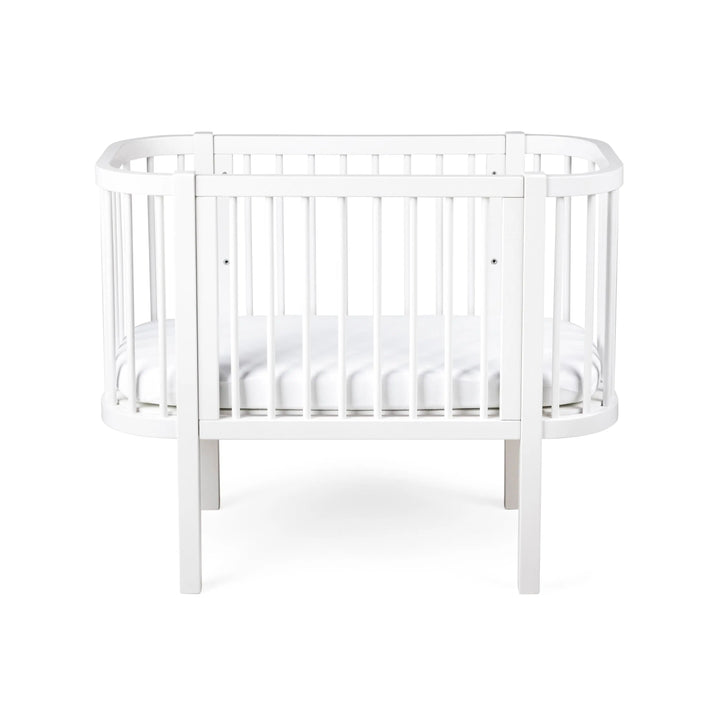 Blue Almonds Ltd Sebra Bedside Crib - Classic White Sebra
