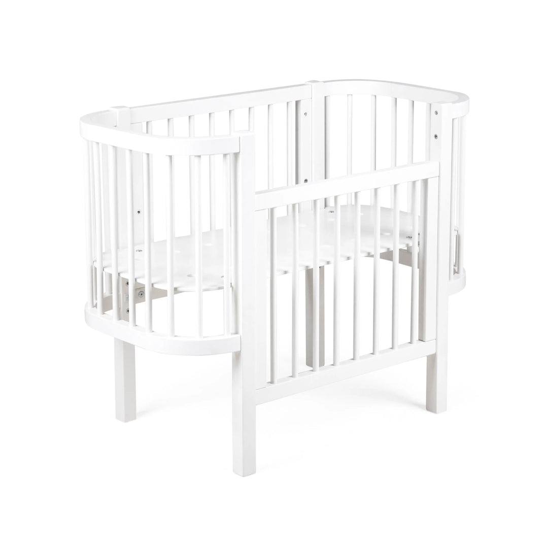 Blue Almonds Ltd Sebra Bedside Crib - Classic White Sebra