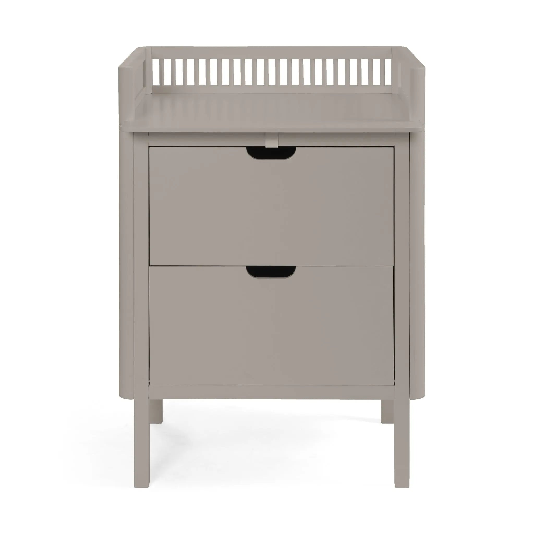 Sebra Changing Unit - Classic White - Blue Almonds