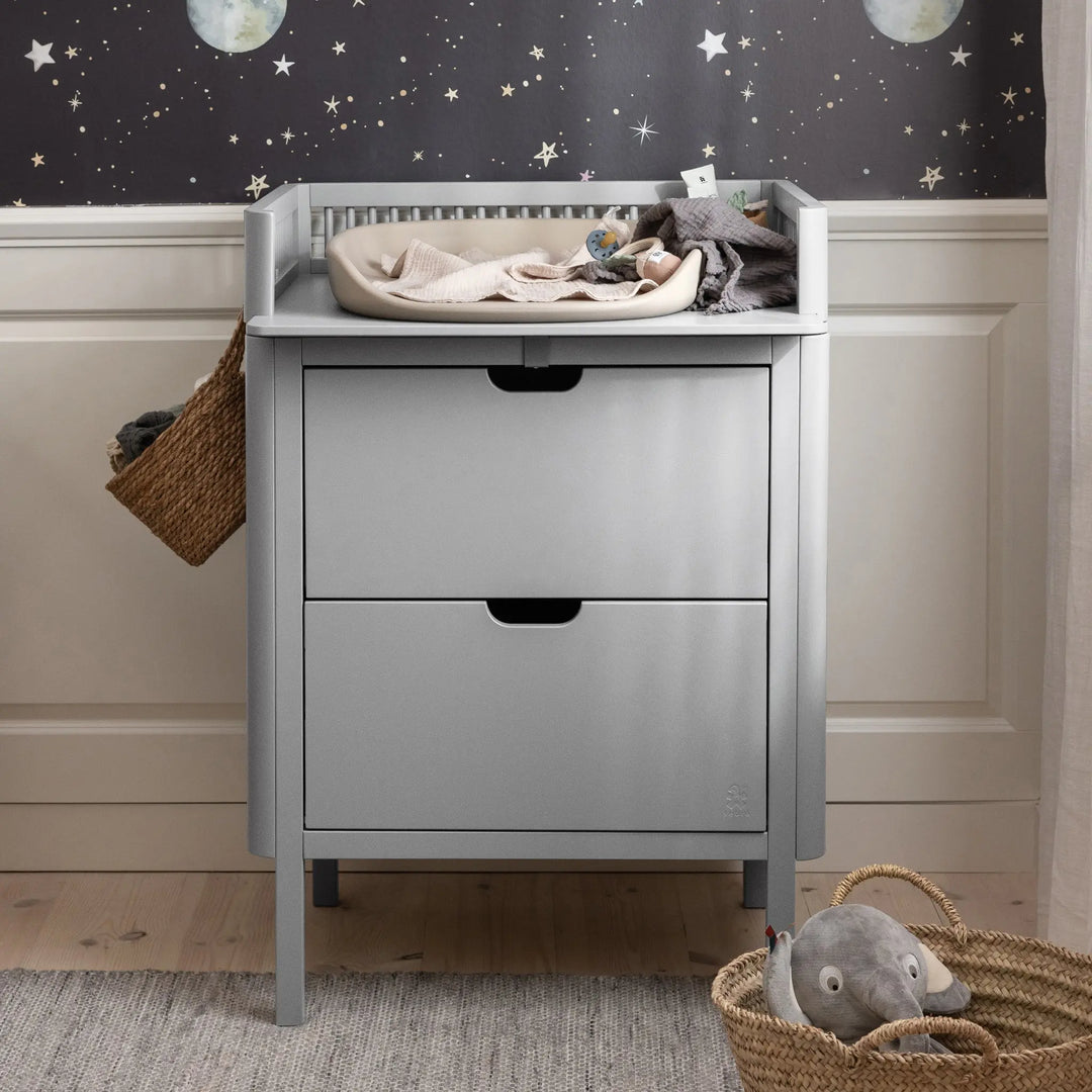 Blue Almonds Ltd Sebra Changing Unit - Stone Grey Sebra