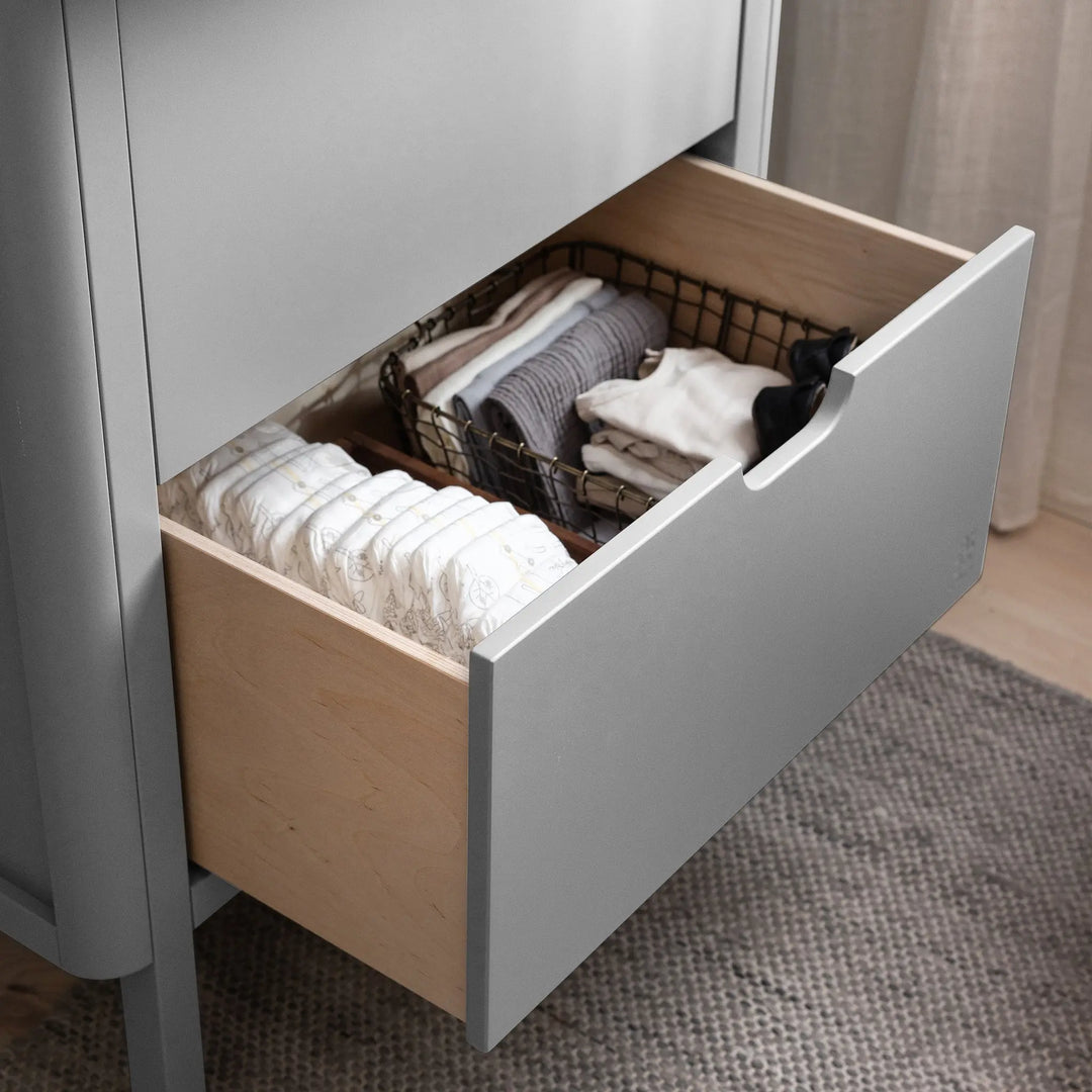Blue Almonds Ltd Sebra Changing Unit - Stone Grey Sebra