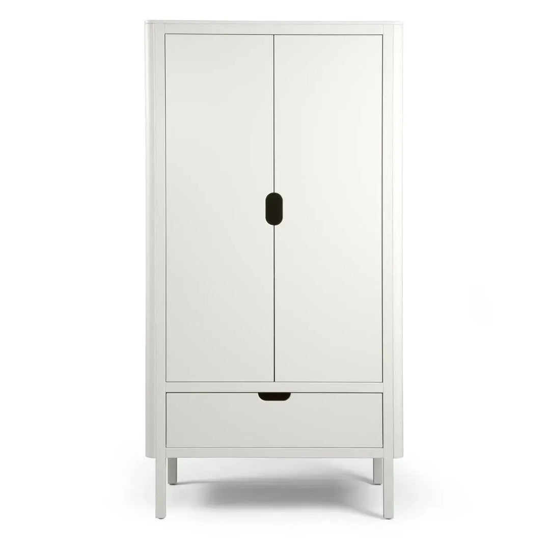 Blue Almonds Ltd Sebra Wardrobe - double door - classic white Sebra