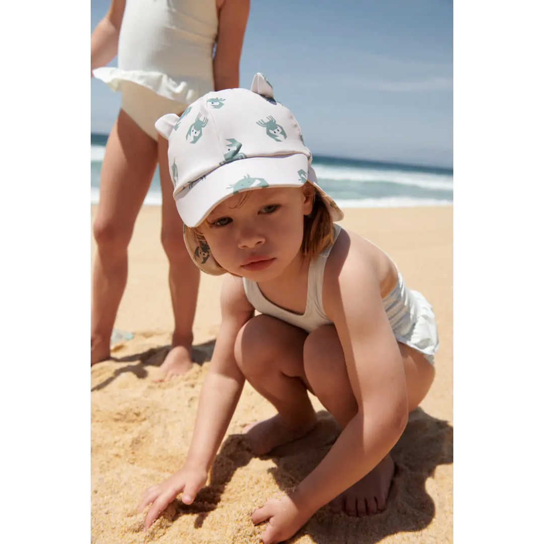 Blue Almonds Ltd Senia Sun Hat With Ears - Crab - Sandy Liewood