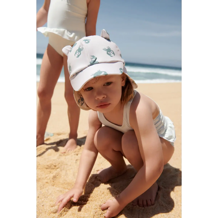Blue Almonds Ltd Senia Sun Hat With Ears - Crab - Sandy Liewood