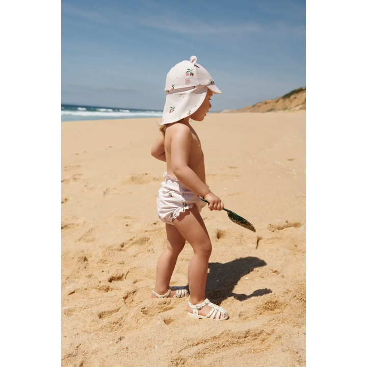 Blue Almonds Ltd Senia Sun Hat With Ears - Peach - Sea shell Liewood