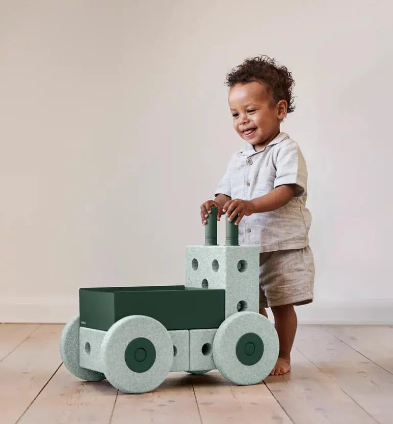 Blue Almonds Ltd 3-in-1 Baby Walker Deep Blue/ Sky Blue MODU